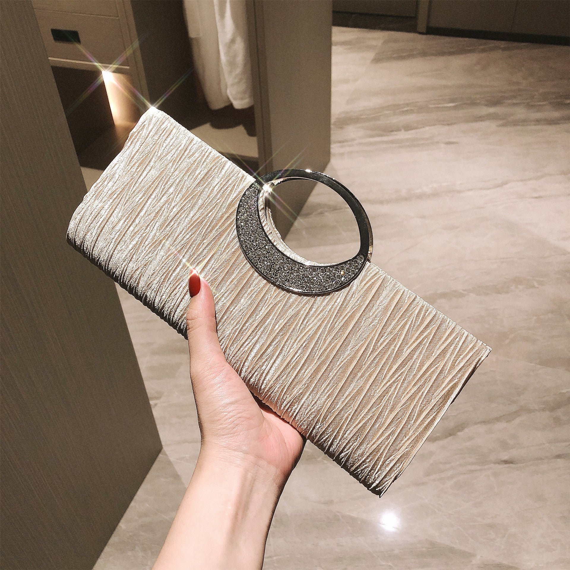 Wholesale Diamond Encrusted Black and White Handbags